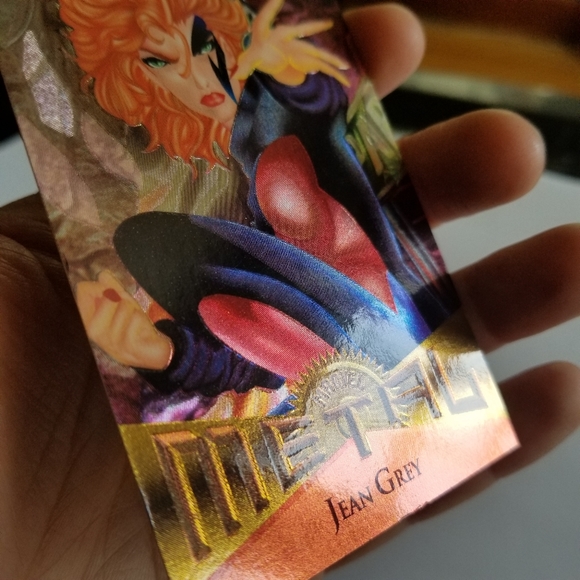 Vintage Marvel Metal trading card from 1995 Jean Grey card #6 - Picture 5 of 12